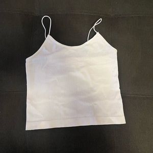 White stretchy tank top